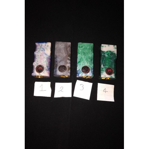 Stark Single 18650 RESIN Box Mod by Lunar Aggelos